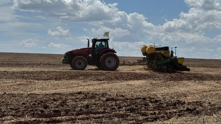Área agrícola de soja e milho em contexto de manejo integrado de pragas
