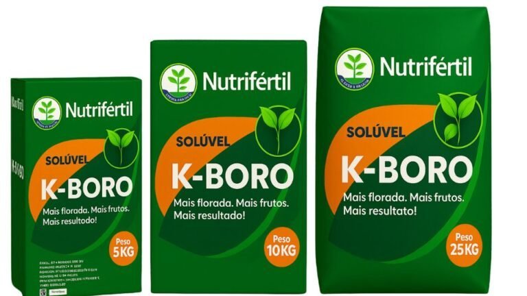 K BORO Premium com potássio, boro e aminoácidos para manejo nutricional reprodutivo