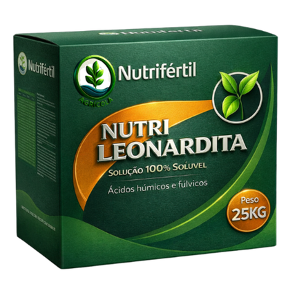 Leonardita Australiana de alta pureza com 85% de ácidos húmicos e fúlvicos para condicionamento de solo.