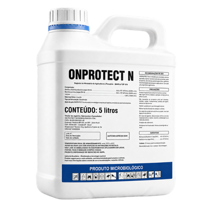 Embalagem do ONPROTECT N, nematicida microbiológico da Nutrifértil Agrícola